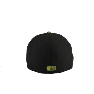 Atlanta Braves Suntrust Park Home of the Braves Metallic Camo 59Fifty Fitted Hat, detail view