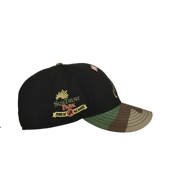 Atlanta Braves Suntrust Park Home of the Braves Metallic Camo 59Fifty Fitted Hat