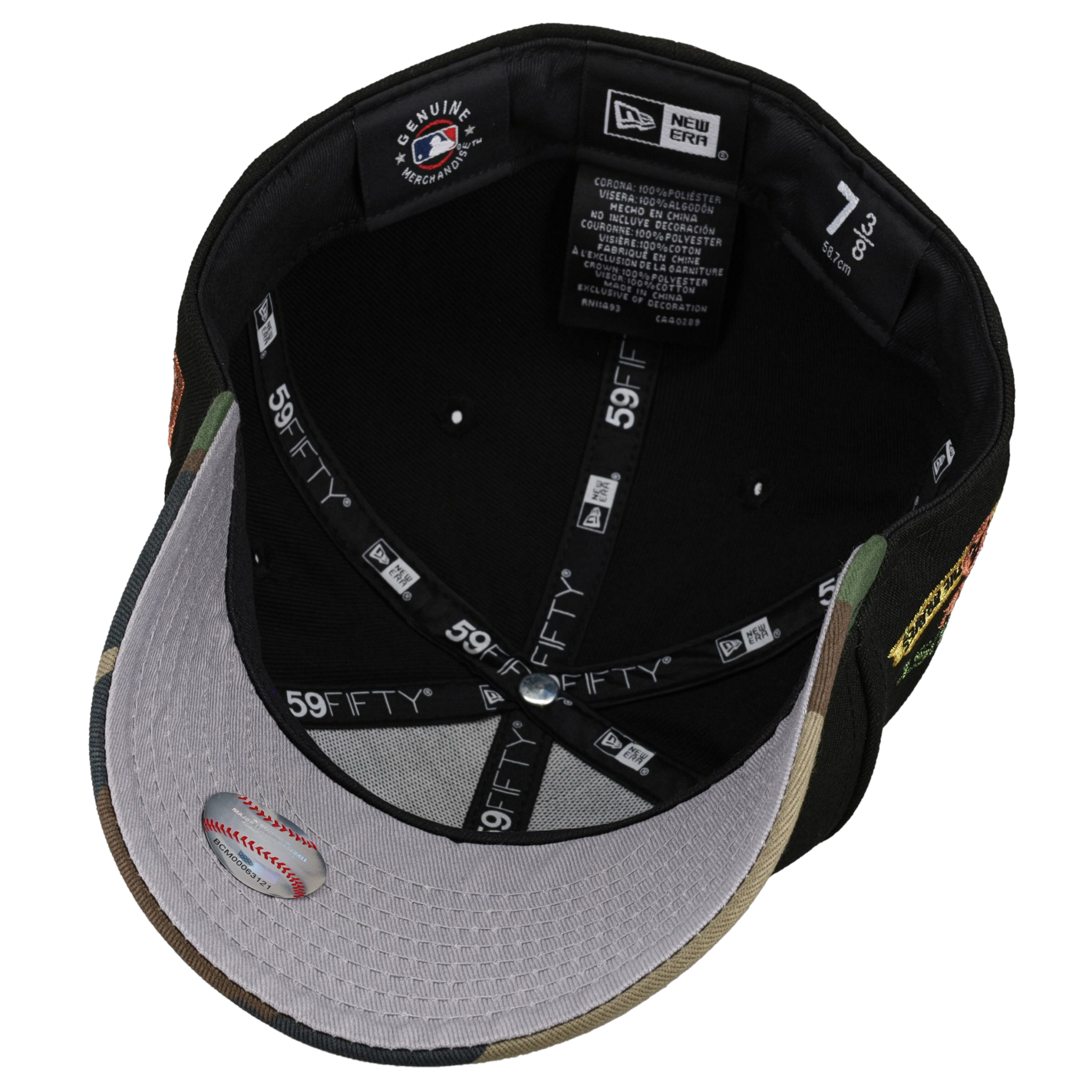 Atlanta Braves Suntrust Park Home of the Braves Metallic Camo 59Fifty Fitted Hat