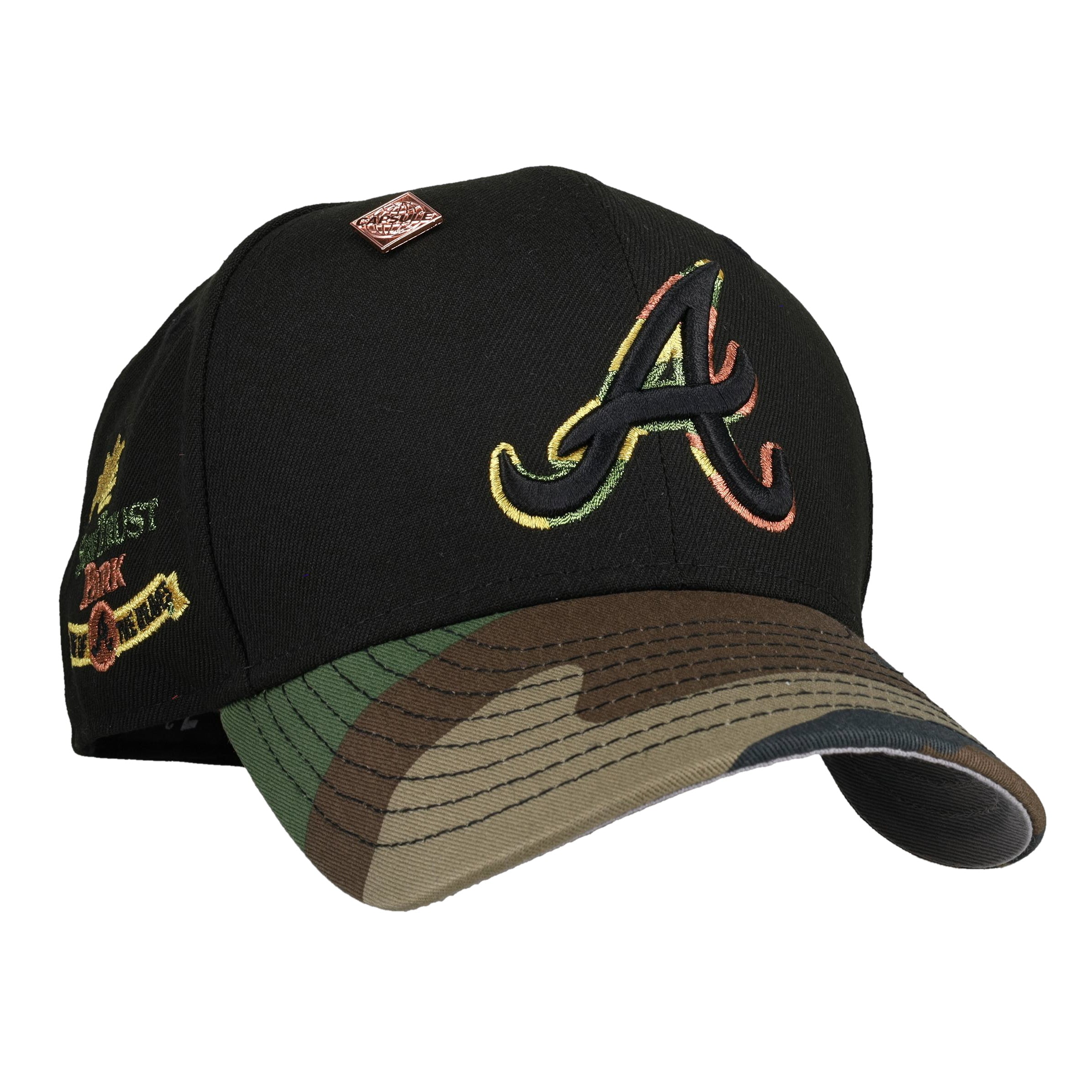 Atlanta Braves Suntrust Park Home of the Braves Metallic Camo 59Fifty Fitted Hat
