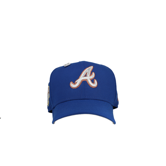Atlanta Braves 1999 World Series Blue Copper Metallic 59Fifty Fitted Hat