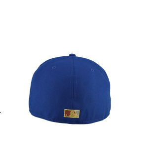 Atlanta Braves 1999 World Series Blue Copper Metallic 59Fifty Fitted Hat