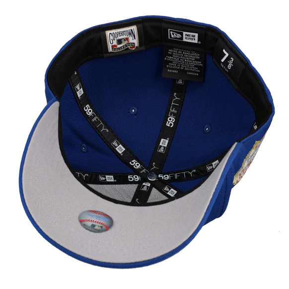 Atlanta Braves 1999 World Series Blue Copper Metallic 59Fifty Fitted Hat