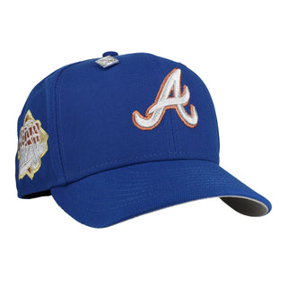 Atlanta Braves 1999 World Series Blue Copper Metallic 59Fifty Fitted Hat