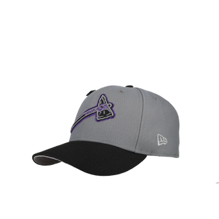 Atlanta Braves 30th Anniversary Graphite Purple Metallic 59Fifty Fitted Hat