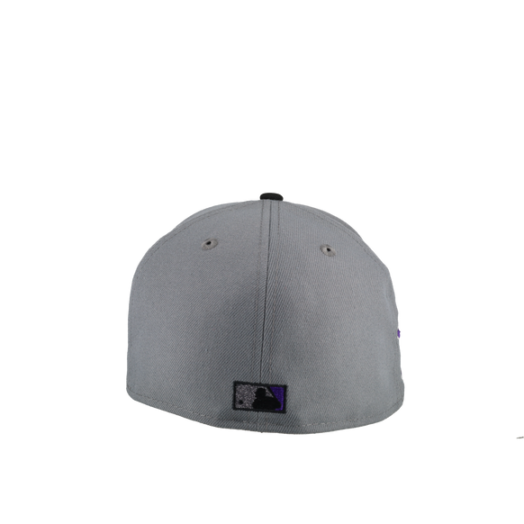 Atlanta Braves 30th Anniversary Graphite Purple Metallic 59Fifty Fitted Hat