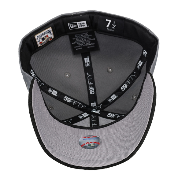 Atlanta Braves 30th Anniversary Graphite Purple Metallic 59Fifty Fitted Hat