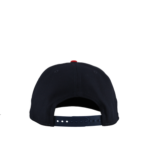 Atlanta Braves Navy/Red Cartoon 9Fifty A Frame Snapback Hat