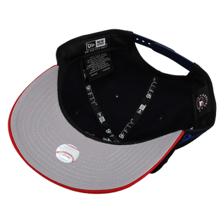 Atlanta Braves Navy/Red Cartoon 9Fifty A Frame Snapback Hat