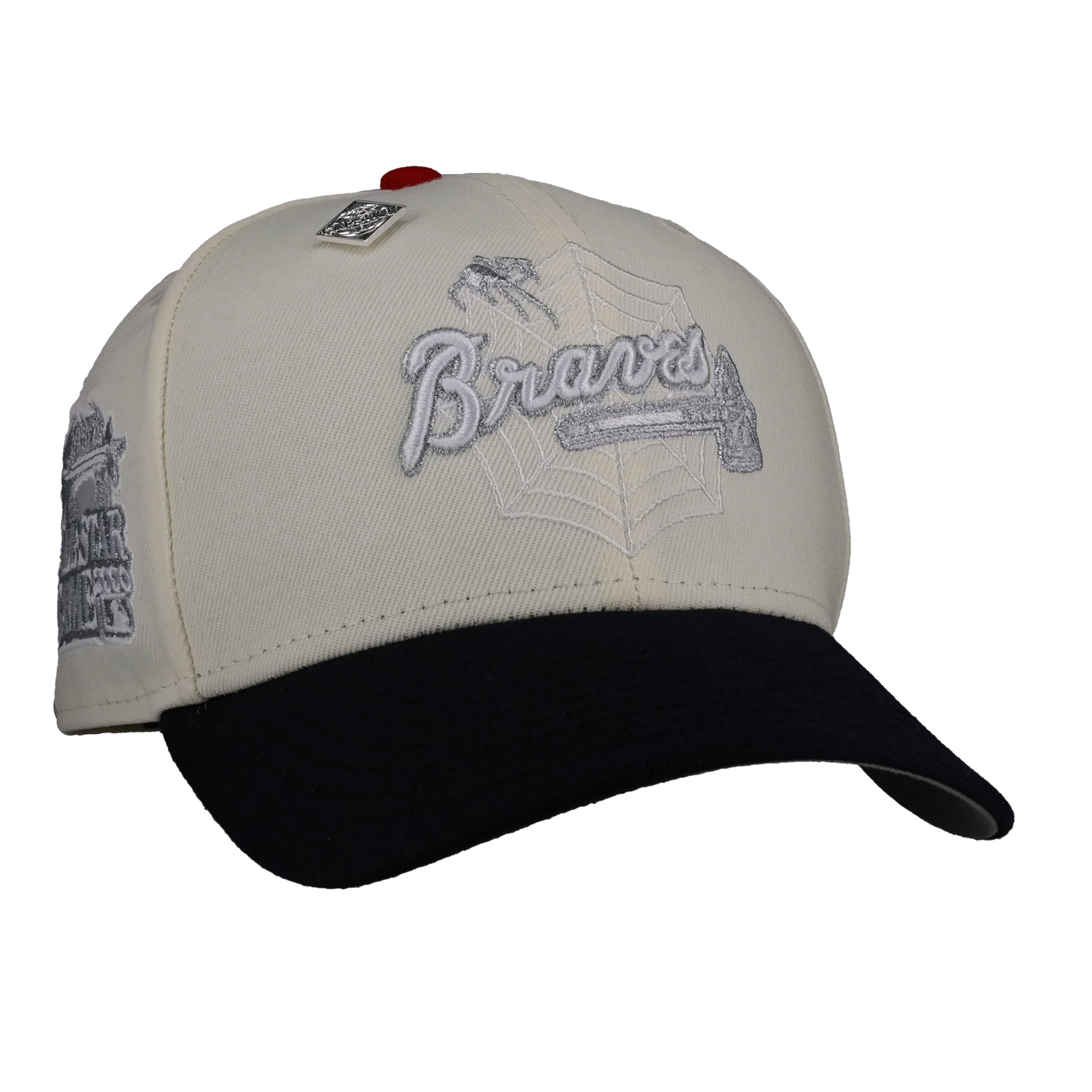 Atlanta Braves 2000 All Star Game White Spiderweb 59Fifty Fitted Hat
