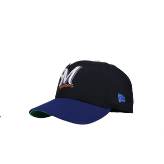 Milwaukee Brewers County Stadium Metallic Navy 59Fifty Fitted Hat