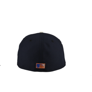 Milwaukee Brewers County Stadium Metallic Navy 59Fifty Fitted Hat