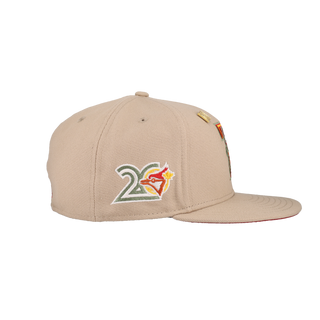 Toronto Blue Jays 2023 Warm Wine Collection 20th Anniversary Fitted Hat