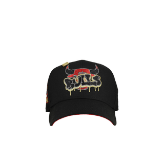 Chicago Bulls 1996 NBA Champions Black/Gold Metallic 59Fifty Fitted Hat