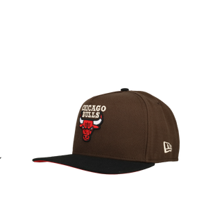 Chicago Bulls 20th Anniversary Brown/Black 9Fifty A Frame Snapback Hat
