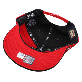 Chicago Bulls Three Peat Split Panel 9Fifty A Frame Snapback Hat