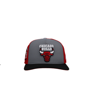 Chicago Bulls Three Peat Split Panel 9Fifty A Frame Snapback Hat