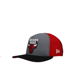 Chicago Bulls Three Peat Split Panel 9Fifty A Frame Snapback Hat