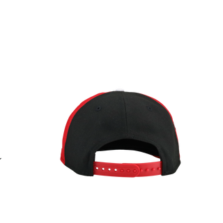 Chicago Bulls Three Peat Split Panel 9Fifty A Frame Snapback Hat