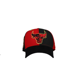Chicago Bulls Est. 1966 Black/Red Split Panel Corduroy 59Fifty Fitted Hat