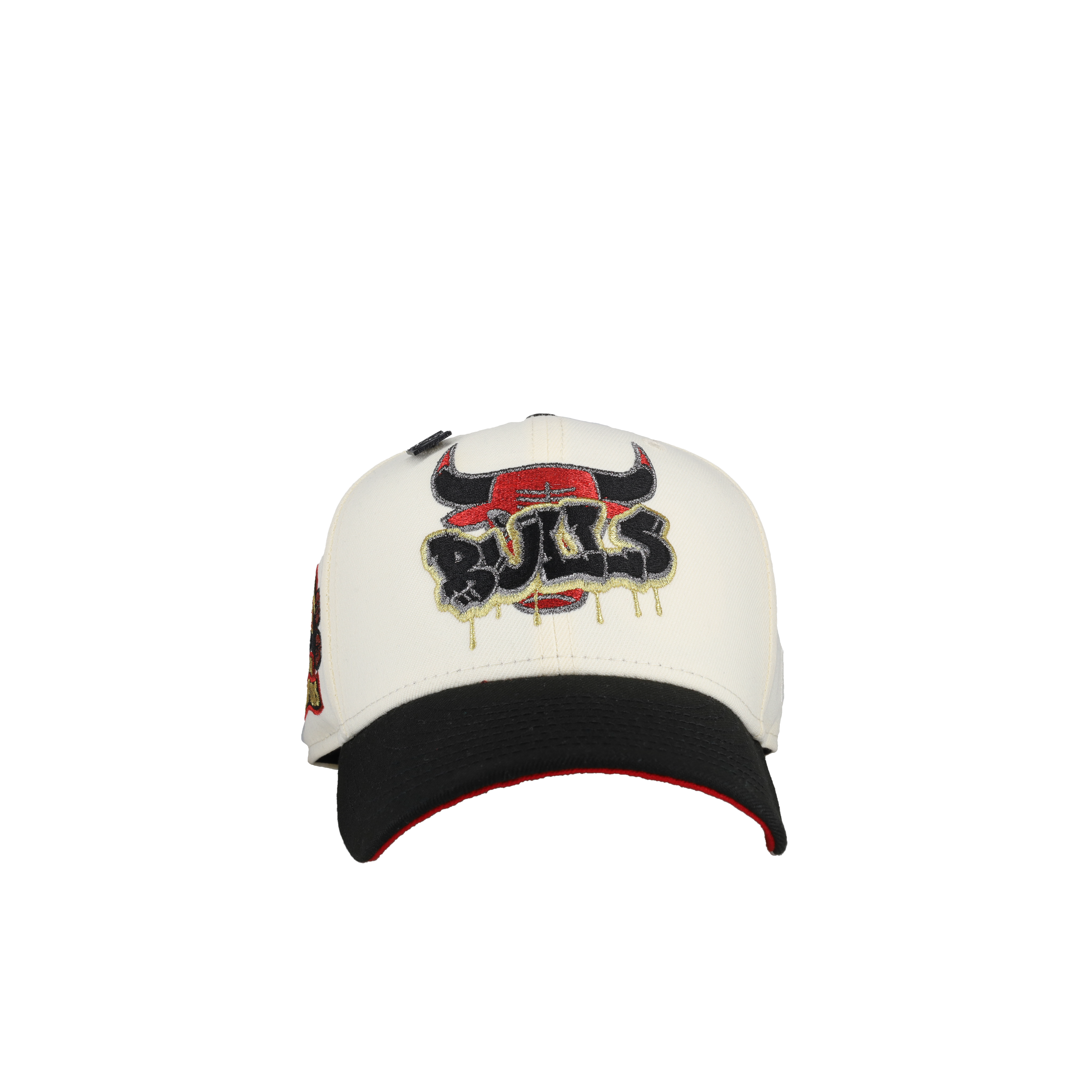 Chicago Bulls 1996 NBA Champions White/Black Gold Metallic 59Fifty Fitted Hat
