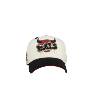 Chicago Bulls 1996 NBA Champions White/Black Gold Metallic 59Fifty Fitted Hat