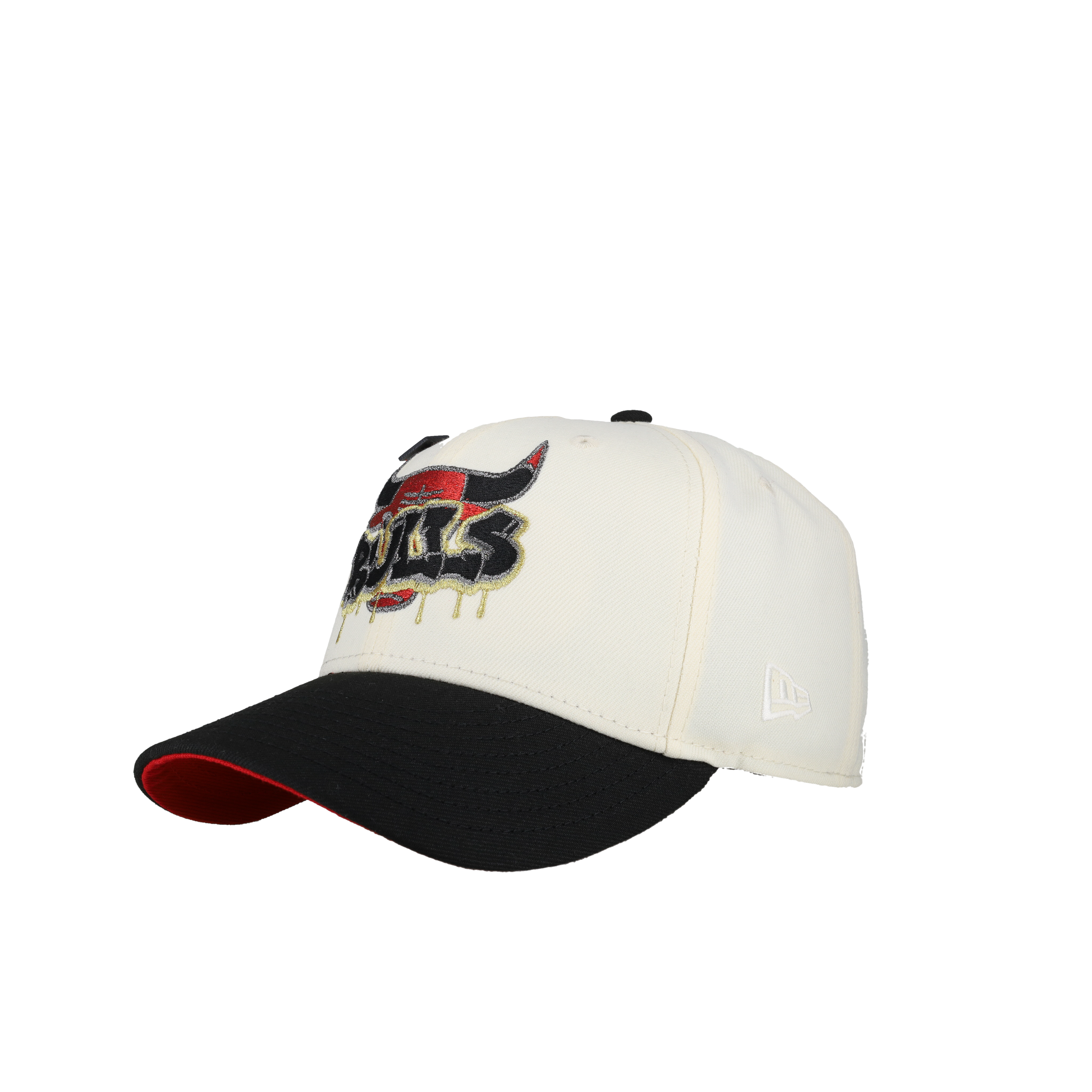 Chicago Bulls 1996 NBA Champions White/Black Gold Metallic 59Fifty Fitted Hat