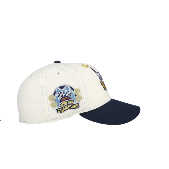 Chicago Bulls 1996 NBA Champions White/Baby Blue  59Fifty Fitted Hat