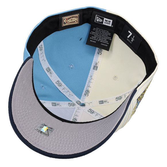 Chicago Bulls 1996 NBA Champions White/Baby Blue  59Fifty Fitted Hat