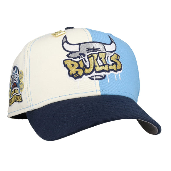 Chicago Bulls 1996 NBA Champions White/Baby Blue  59Fifty Fitted Hat
