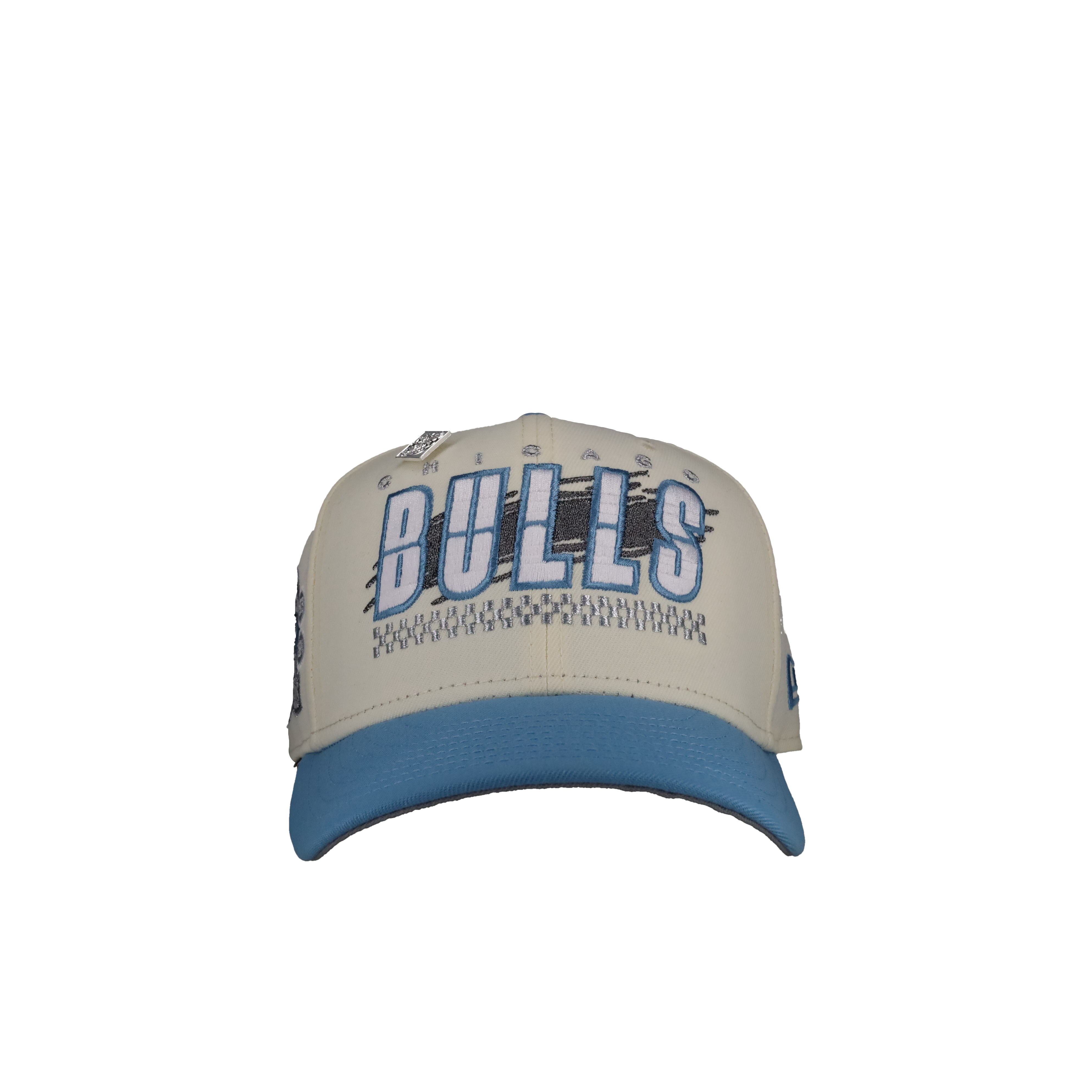 Chicago Bulls 1996 NBA Champions Chrome/Blue Metallic 59Fifty Fitted Hat