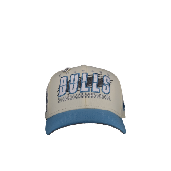 Chicago Bulls 1996 NBA Champions Chrome/Blue Metallic 59Fifty Fitted Hat