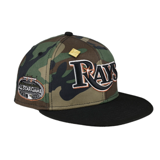 Tampa Bay Rays 2008 All Star Game Patch Camo 59Fifty Fitted Hat