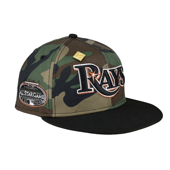 Tampa Bay Rays 2008 All Star Game Patch Camo 59Fifty Fitted Hat