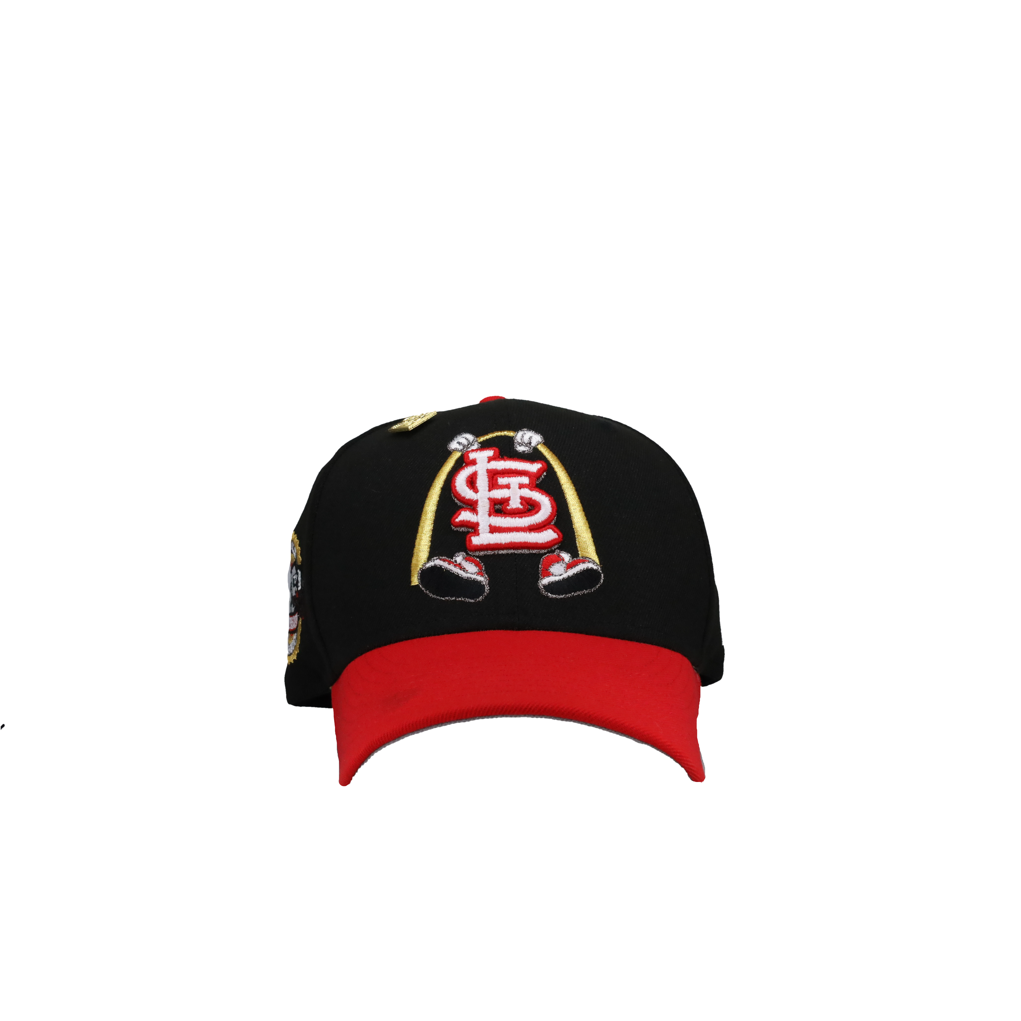St Louis Cardinals 125th Anniversary Black/Red Arch 59Fifty Fitted Hat