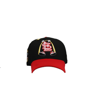 St Louis Cardinals 125th Anniversary Black/Red Arch 59Fifty Fitted Hat