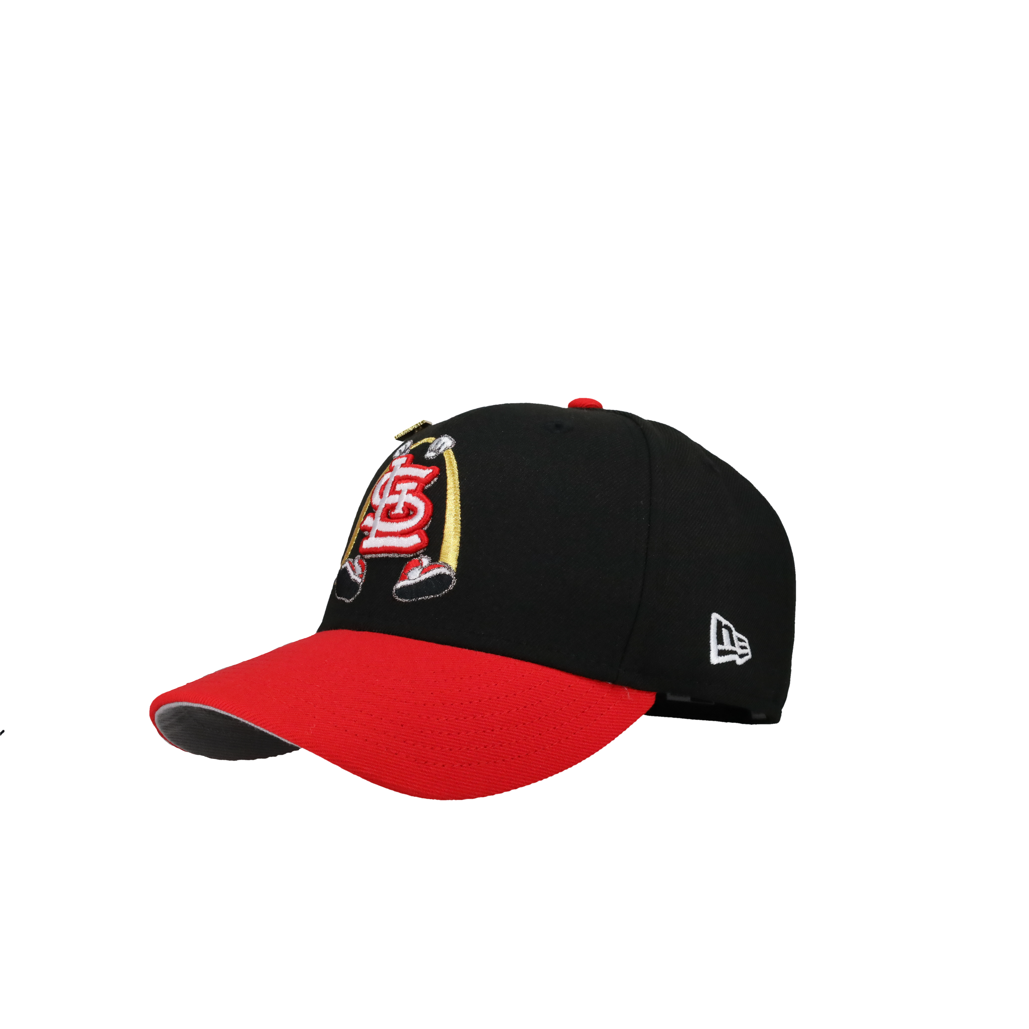 St Louis Cardinals 125th Anniversary Black/Red Arch 59Fifty Fitted Hat