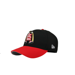St Louis Cardinals 125th Anniversary Black/Red Arch 59Fifty Fitted Hat
