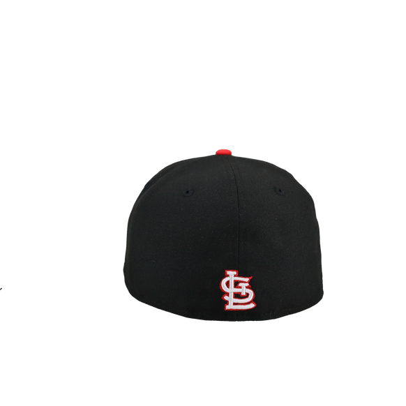 St Louis Cardinals 125th Anniversary Black/Red Arch 59Fifty Fitted Hat