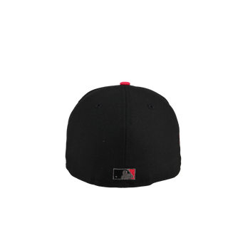 St Louis Cardinals 1942 World Series Metallic Black/Rose 59Fifty Fitted Hat