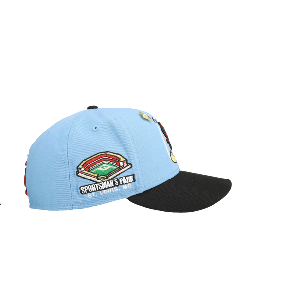 St Louis Cardinals Sportsman's Park Light Blue Arch 59Fifty Fitted Hat