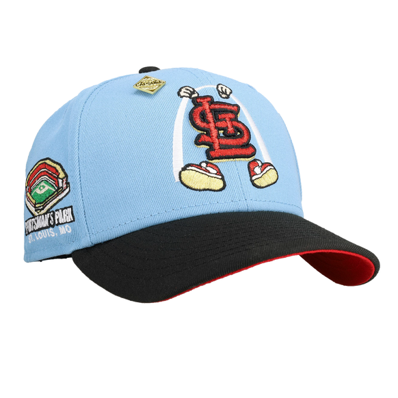 St Louis Cardinals Sportsman's Park Light Blue Arch 59Fifty Fitted Hat
