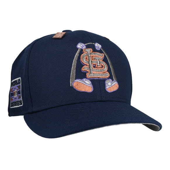 St Louis Cardinals 2006 World Series Navy Arch Cartoon 59Fifty Fitted Hat