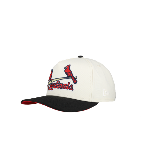 St. Louis Cardinals Busch Stadium White/Black/Red 9Fifty A Frame Snapback Hat