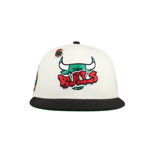 Chicago Bulls Christmas 6x Champs Patch New Era 59Fifty Fitted Hat