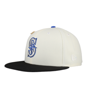 Seattle Mariners Chrome 30th Anniversary Patch 59Fifty Fitted Hat