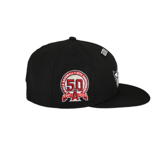 Anaheim Angels Side Splash Collection 50th Anniversary Fitted Hat