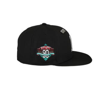 Boston Red Sox Side Splash Collection 90th Anniversary Patch Fitted Hat