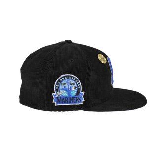 Seattle Mariners Corduroy 30th Season Patch 59Fifty Fitted Hat