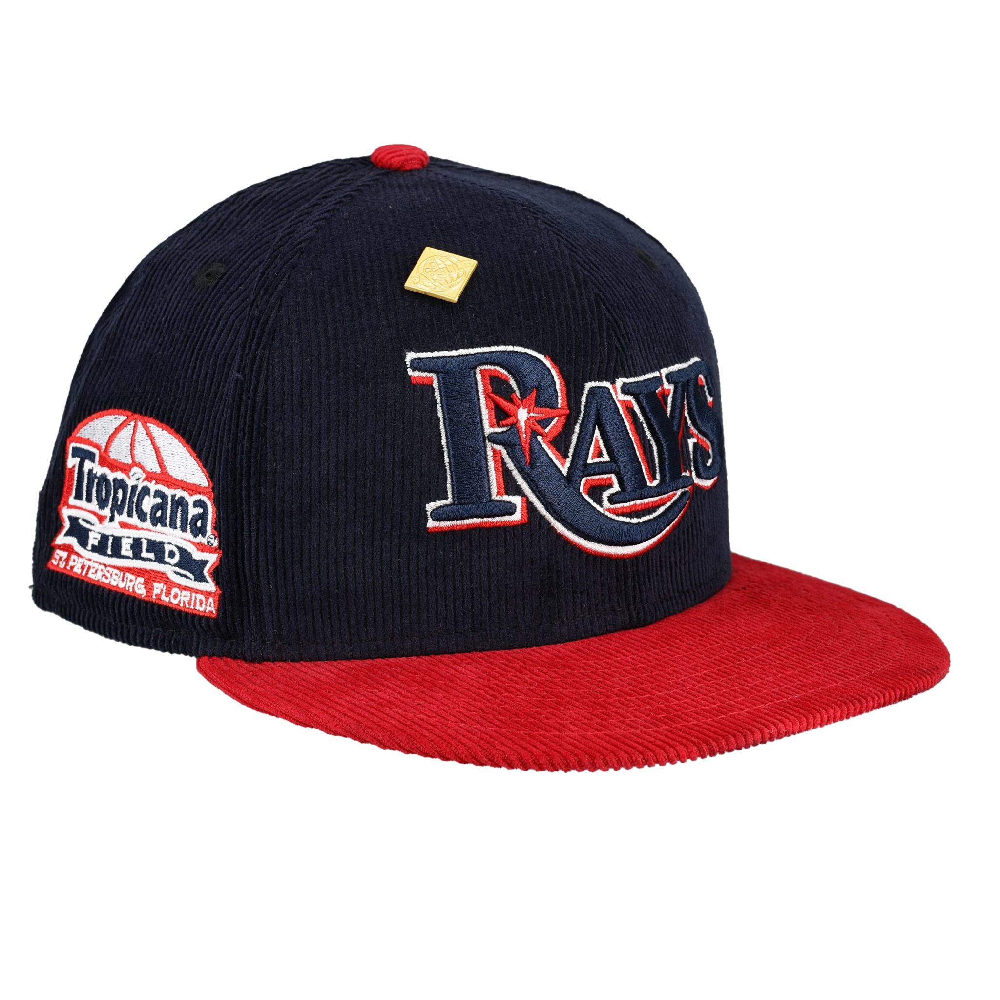 Tampa Bay Rays New Era Tropicana Field Undervisor 59FIFTY Fitted Hat -  Gold/Navy